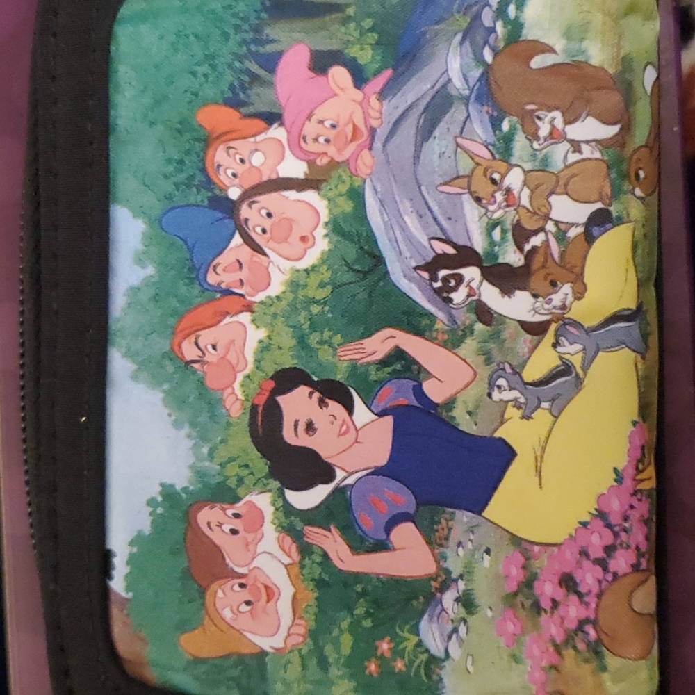 Disney Princess Snow White and the Seven Dwarfs Small Zipper Wallet